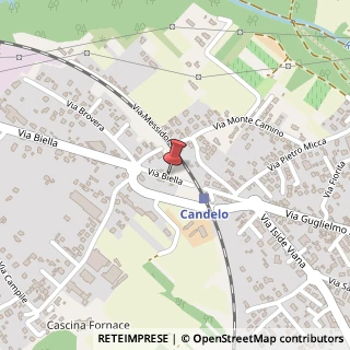 Mappa Via Biella, 2, 13878 Candelo, Biella (Piemonte)