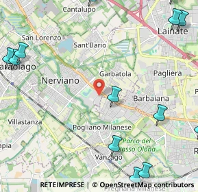 Mappa Via Pasteur, 20014 Nerviano MI, Italia (3.38538)