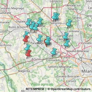 Mappa Via Pasteur, 20014 Nerviano MI, Italia (6.92611)