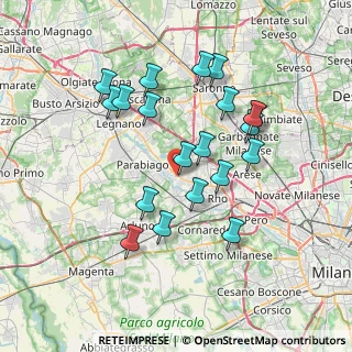 Mappa Via Pasteur, 20014 Nerviano MI, Italia (6.908)