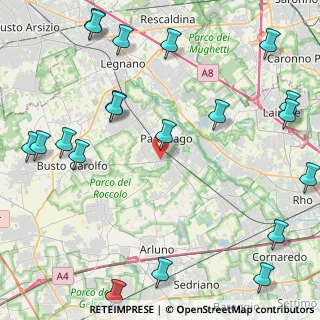Mappa Via Lombardia, 20025 Parabiago MI, Italia (6.088)