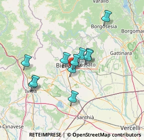 Mappa Via Guglielmo Marconi, 13876 Candelo BI, Italia (11.19818)
