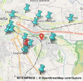 Mappa Via Guglielmo Marconi, 13876 Candelo BI, Italia (2.322)