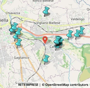 Mappa Via Guglielmo Marconi, 13876 Candelo BI, Italia (1.938)