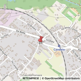 Mappa Via Campile, 9, 13878 Candelo, Biella (Piemonte)