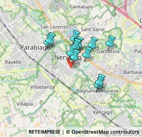 Mappa Via Camillo Benso Cavour, 20014 Nerviano MI, Italia (1.23)