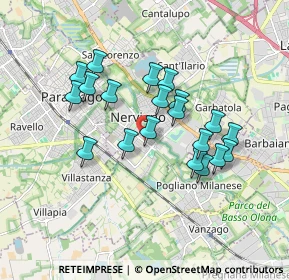 Mappa Via Camillo Benso Cavour, 20014 Nerviano MI, Italia (1.5275)