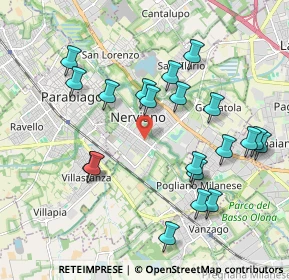 Mappa Via Camillo Benso Cavour, 20014 Nerviano MI, Italia (2.027)