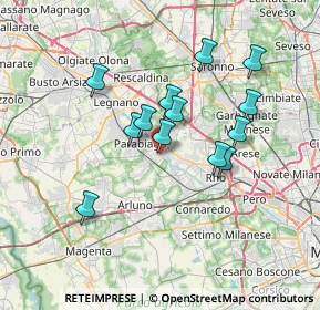 Mappa Via Camillo Benso Cavour, 20014 Nerviano MI, Italia (5.99462)