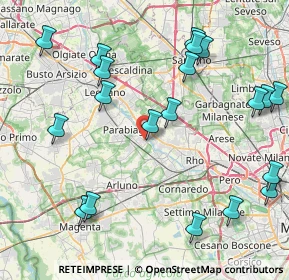 Mappa Via Camillo Benso Cavour, 20014 Nerviano MI, Italia (10.007)