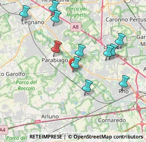Mappa Via Camillo Benso Cavour, 20014 Nerviano MI, Italia (3.99636)