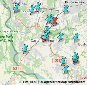 Mappa Via Carso, 20022 Castano Primo MI, Italia (4.5185)