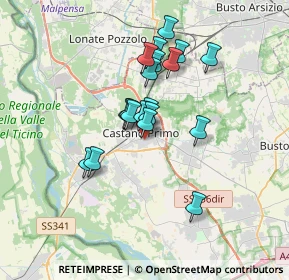 Mappa Via Carso, 20022 Castano Primo MI, Italia (2.7155)