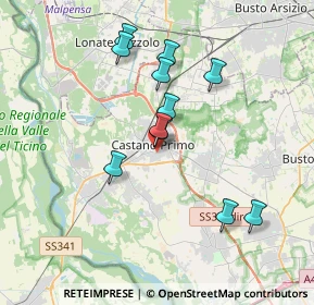 Mappa Via Carso, 20022 Castano Primo MI, Italia (3.28364)