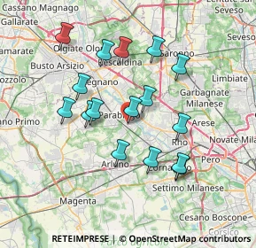 Mappa Via Santa Maria, 20014 Nerviano MI, Italia (6.57188)