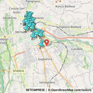 Mappa Viale Domenico Modugno, 13900 Biella BI, Italia (2.22389)