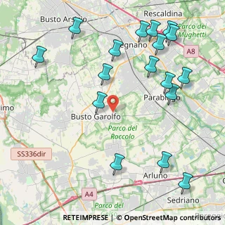 Mappa Via I Maggio, 20020 Busto Garolfo MI, Italia (5.13471)
