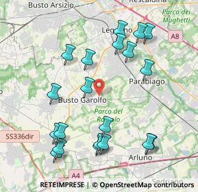 Mappa Via I Maggio, 20020 Busto Garolfo MI, Italia (4.3865)