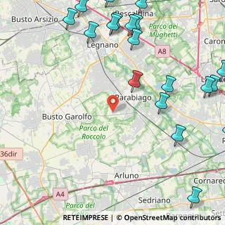 Mappa Via Lucania, 20015 Parabiago MI, Italia (6.484)