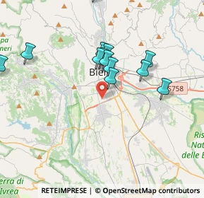 Mappa Via Cerrione, 13900 Biella BI, Italia (4.00143)