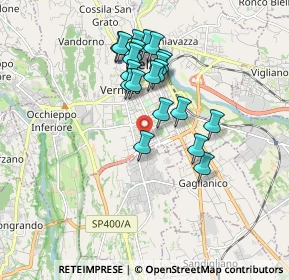 Mappa Via Cerrione, 13900 Biella BI, Italia (1.5355)