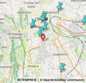 Mappa Via Cerrione, 13900 Biella BI, Italia (2.44364)