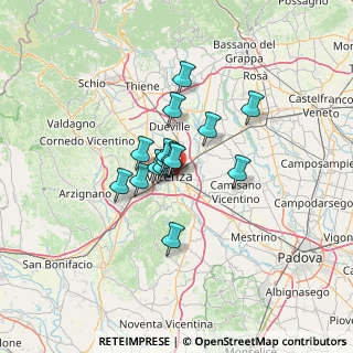 Mappa Via Paolo Calvi, 36100 Vicenza VI, Italia (8.32267)