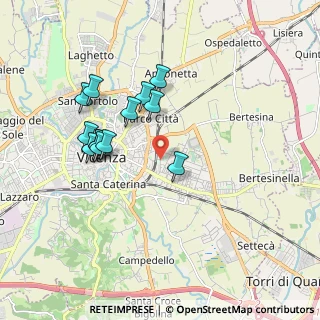 Mappa Via Paolo Calvi, 36100 Vicenza VI, Italia (1.68923)