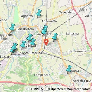 Mappa Via Paolo Calvi, 36100 Vicenza VI, Italia (2.2675)