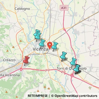 Mappa Via Paolo Calvi, 36100 Vicenza VI, Italia (4.07)