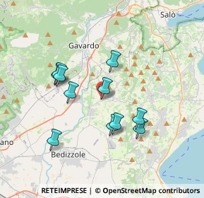 Mappa Via Luigi Galvani, 25080 Calvagese della Riviera BS, Italia (3.14)