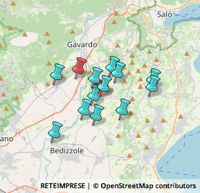 Mappa Via Luigi Galvani, 25080 Calvagese della Riviera BS, Italia (2.38538)