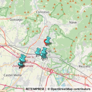 Mappa Via Santa Francesca Saveria Cabrini, 25128 Brescia BS, Italia (4.26182)