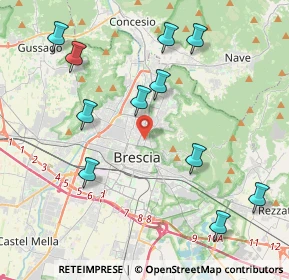 Mappa Via Cabrini, 25128 Brescia BS, Italia (4.52273)