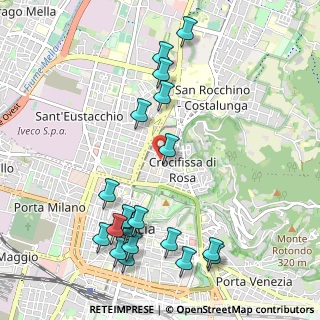 Mappa Via Cabrini, 25128 Brescia BS, Italia (1.2105)