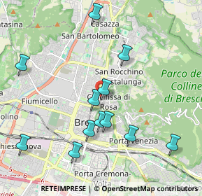 Mappa Via Cabrini, 25128 Brescia BS, Italia (2.08)