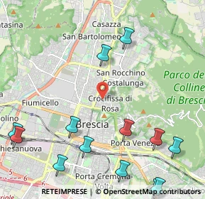 Mappa Via Cabrini, 25128 Brescia BS, Italia (2.94385)