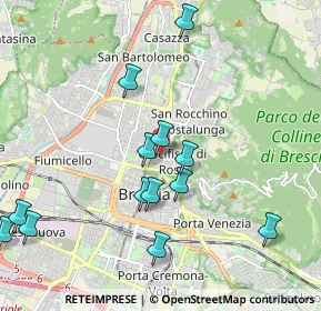 Mappa Via Santa Francesca Saveria Cabrini, 25128 Brescia BS, Italia (2.18385)