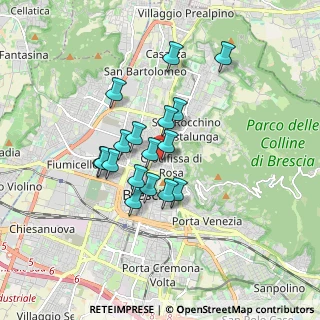 Mappa Via Santa Francesca Saveria Cabrini, 25128 Brescia BS, Italia (1.34059)
