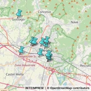 Mappa Via Quarto dei Mille, 25128 Brescia BS, Italia (2.76917)
