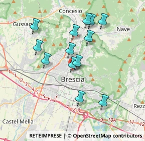 Mappa Via Quarto dei Mille, 25128 Brescia BS, Italia (3.44923)