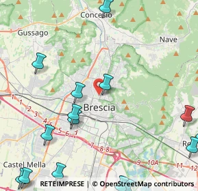 Mappa Via Quarto dei Mille, 25128 Brescia BS, Italia (6.57294)