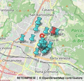 Mappa Via Quarto dei Mille, 25128 Brescia BS, Italia (1.1135)
