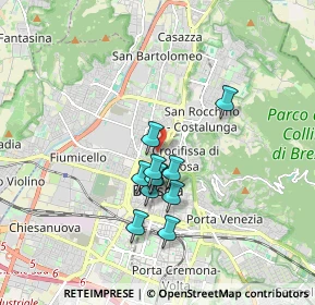 Mappa Via Quarto dei Mille, 25128 Brescia BS, Italia (1.35)