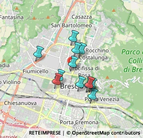 Mappa Via Quarto dei Mille, 25128 Brescia BS, Italia (1.27833)