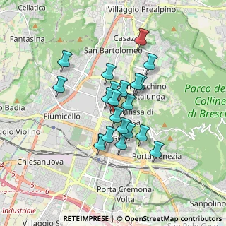 Mappa Via Quarto dei Mille, 25128 Brescia BS, Italia (1.2905)