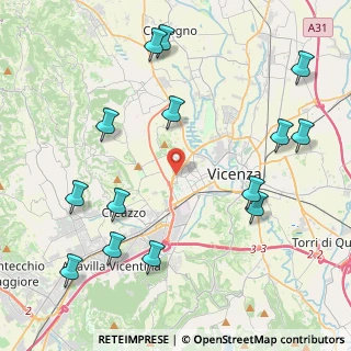 Mappa Via Battaglione Val Chiese, 36100 Vicenza VI, Italia (5.12071)