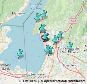 Mappa Piazza Betteloni, 37011 Bardolino VR, Italia (4.72615)