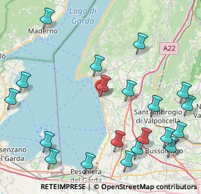 Mappa Piazza Betteloni, 37011 Bardolino VR, Italia (10.592)