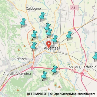 Mappa Contrà P. Cordenons, 36100 Vicenza VI, Italia (4.13455)